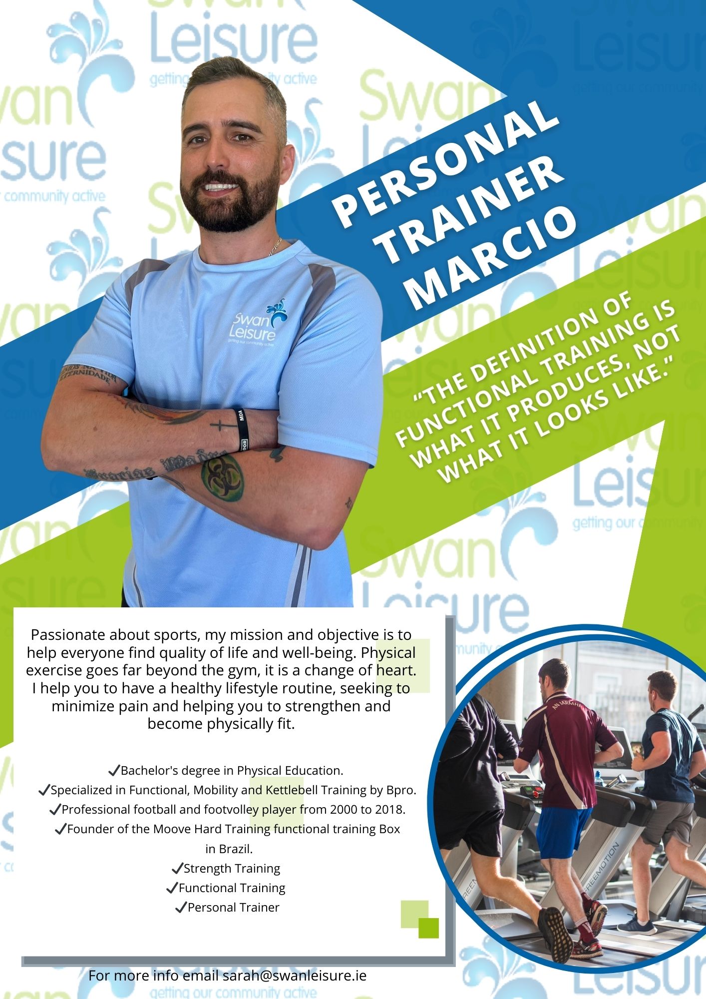 Marcio - Swan Leisure Personal Trainer
